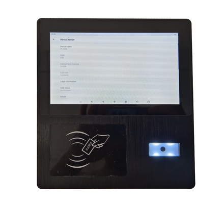 7 inç panel PC NFC RFID kart okuyucu QR kodu 2 boyutlu tarayıcı gömülü endüstriyel panel PC pcap dokunmatik ekran