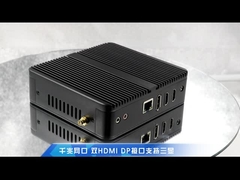 DC12V Gömülü Endüstriyel PC Endüstriyel Suya Dayanıklı Mini PC Kutusu